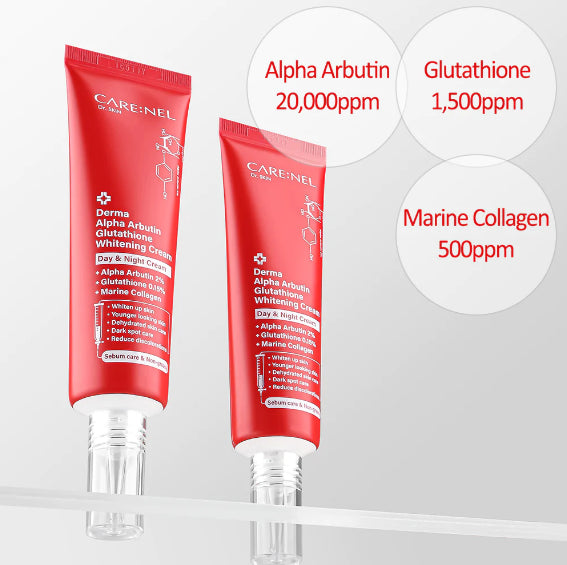 CARE:NEL Derma Alpha Arbutin Glutathione Whitening Cream