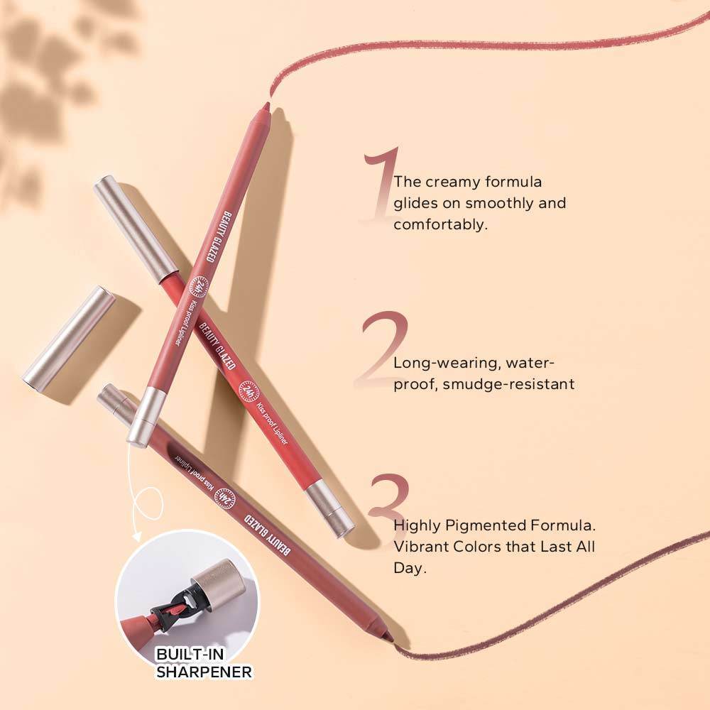 Beauty Glazed Waterproof & Long Lasting Lip Liner - OthoiMart