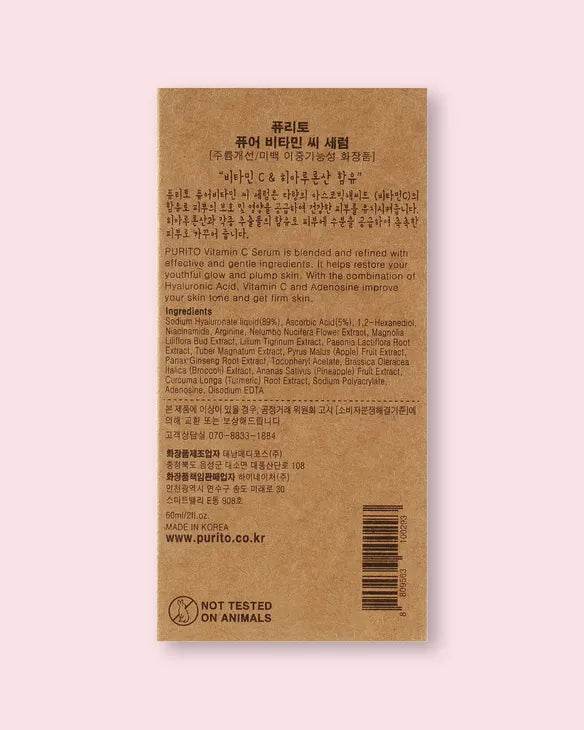 PURITO Pure Vitamin C Serum (60ml) - OthoiMart