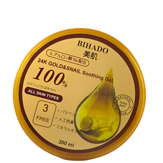 24K Gold And Snail Soothing Gel Bihado