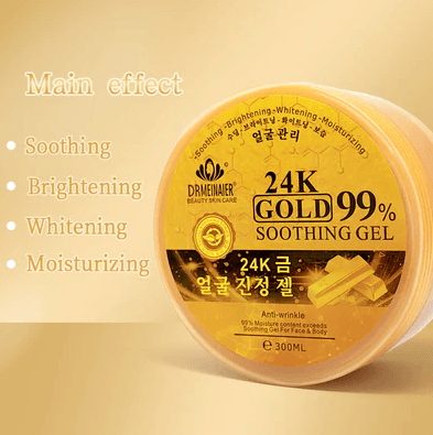 24K Gold & Snail Soothing Gel - 300ml - OthoiMart