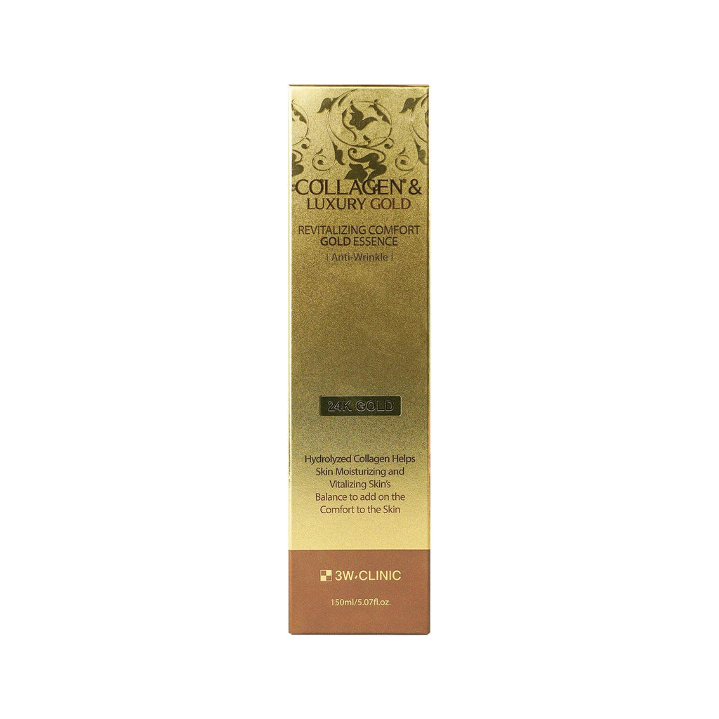 3W CLINIC Collagen & luxury Gold Revitalizing Comfort Gold Essence 150ml - OthoiMart