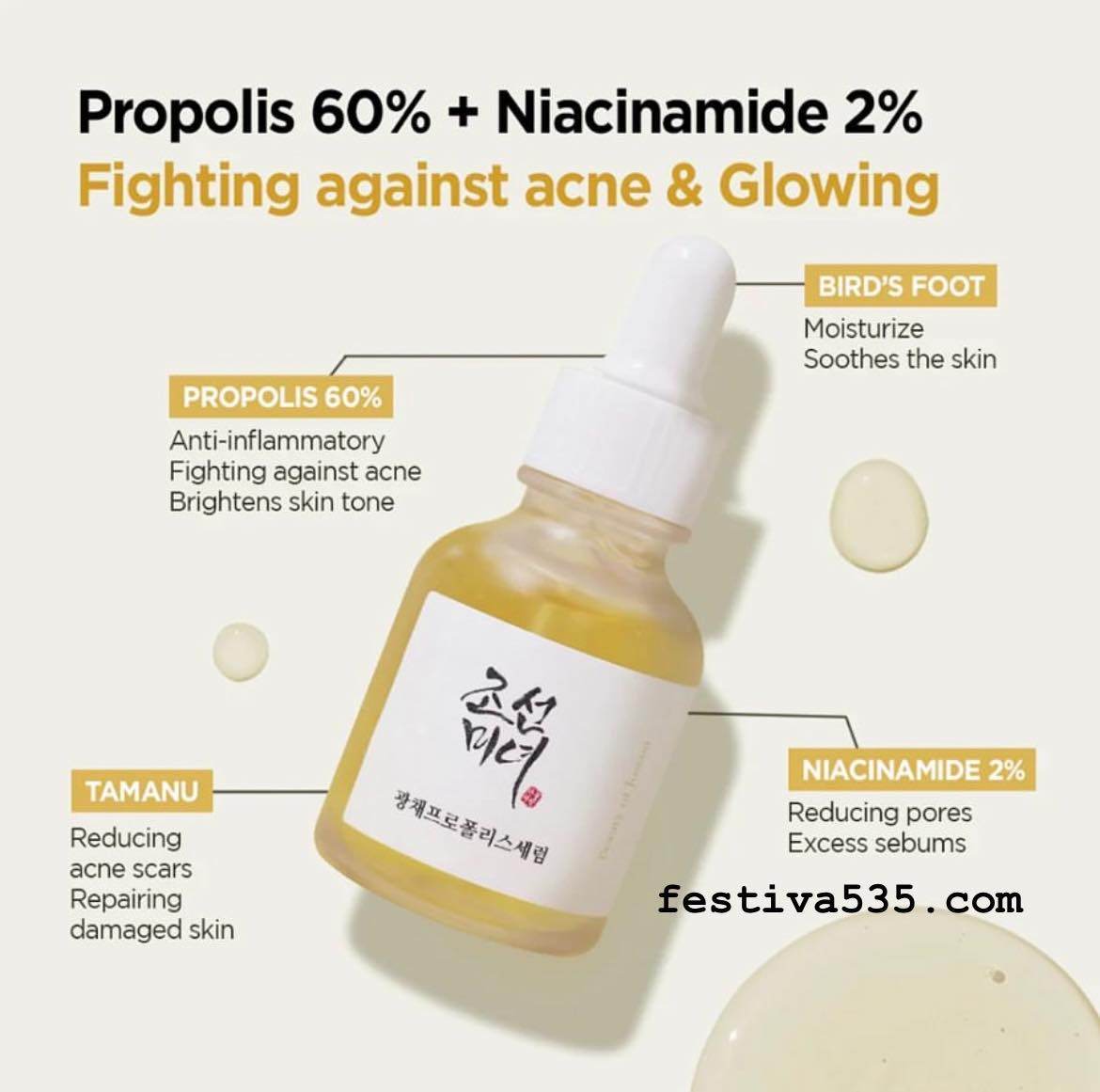 Beauty of Joseon Glow Serum Propolis+Niacinamide- 30ml - OthoiMart