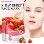 FAYANKOU Strawberry Hydrating Pink Tender Facial Mask - OthoiMart