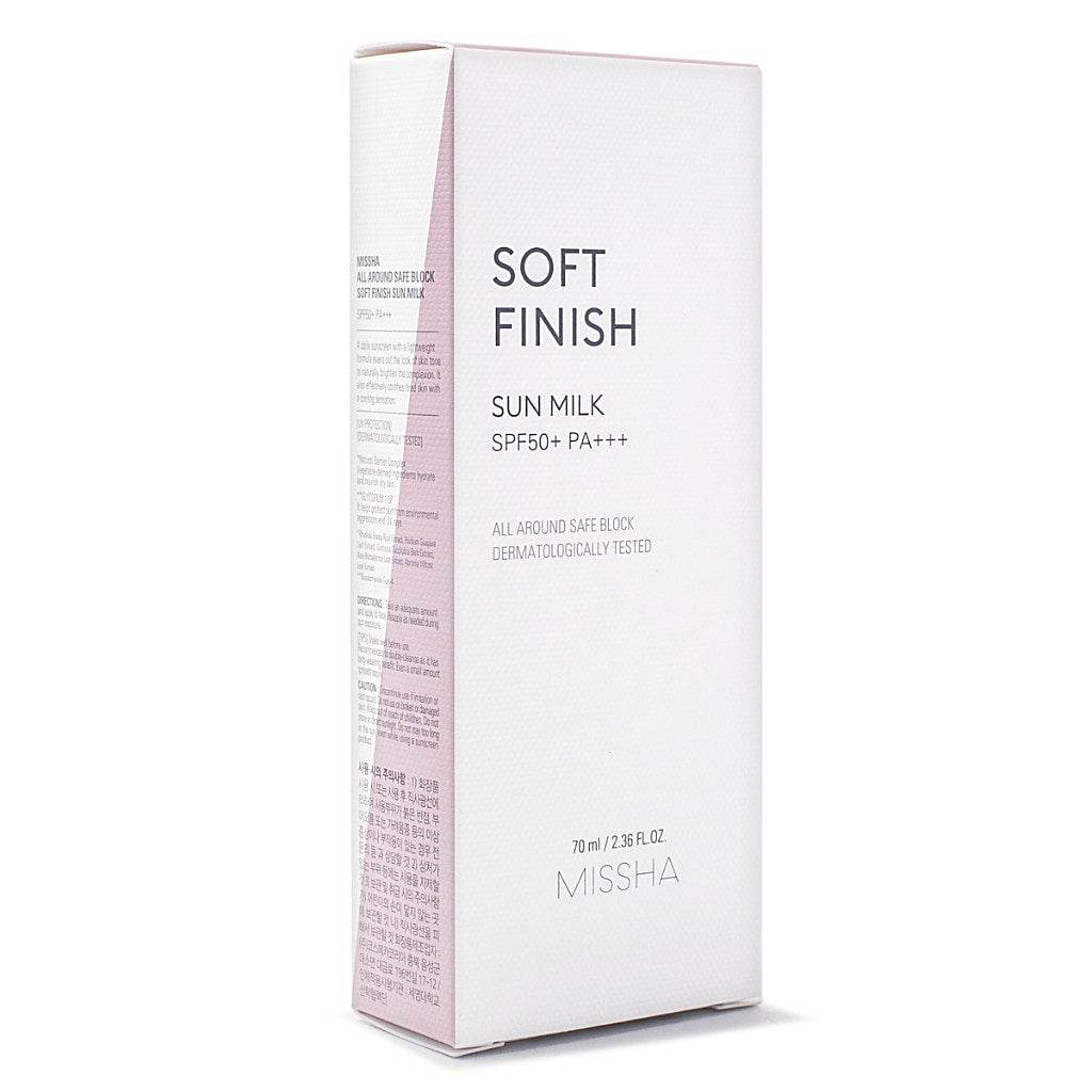 MISSHA Soft Finish Sun Milk Sun Block SPF50+ PA+++-70ml - OthoiMart