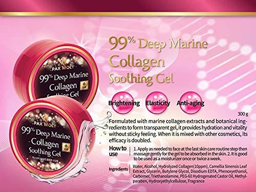 PAX MOLY 99% Deep Marine Collagen Soothing Gel - 300ml - OthoiMart