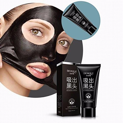 (BQY0610) Black Suction Activated Carbon Remove Blackhead Mask