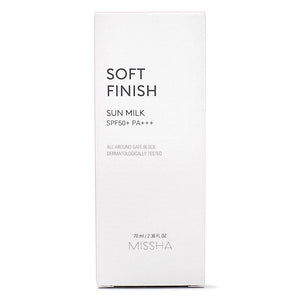 MISSHA Soft Finish Sun Milk Sun Block SPF50+ PA+++-70ml - OthoiMart