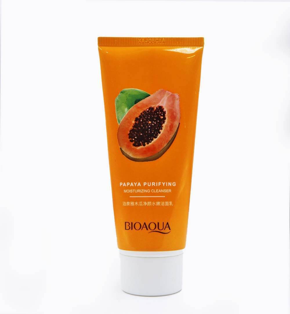 BIOAQUA Papaya Purifying Moisturizing Facial Cleanser 100g - OthoiMart