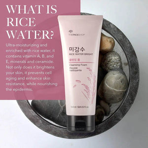The Face Shop Rice Water Bright Foaming Cleanser - 150ml - OthoiMart