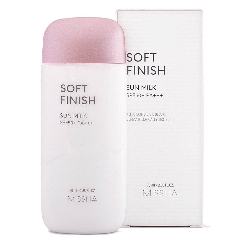 MISSHA Soft Finish Sun Milk Sun Block SPF50+ PA+++-70ml - OthoiMart