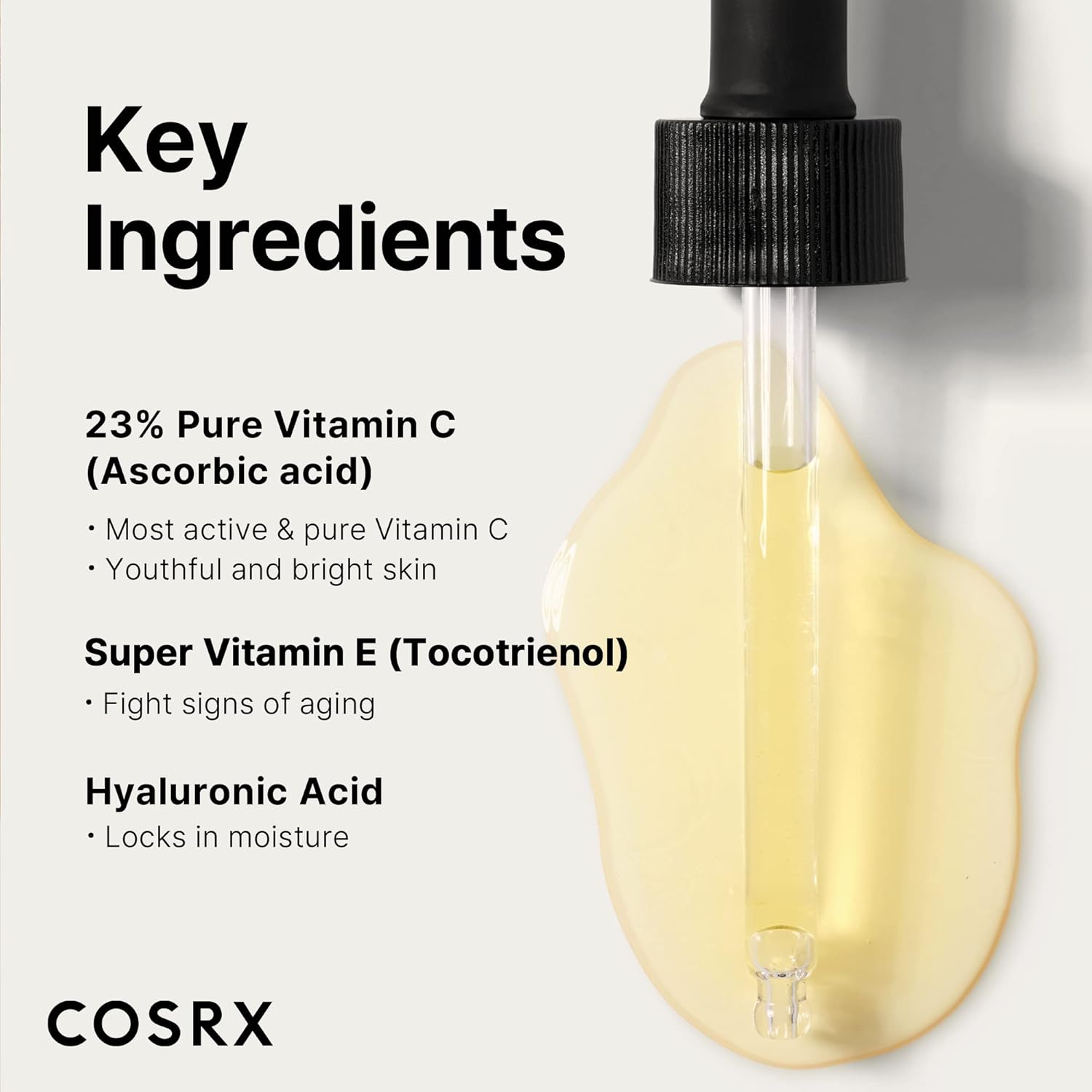 COSRX The Vitamin C 23 Serum with Super Vitamin E + Hyaluronic Acid