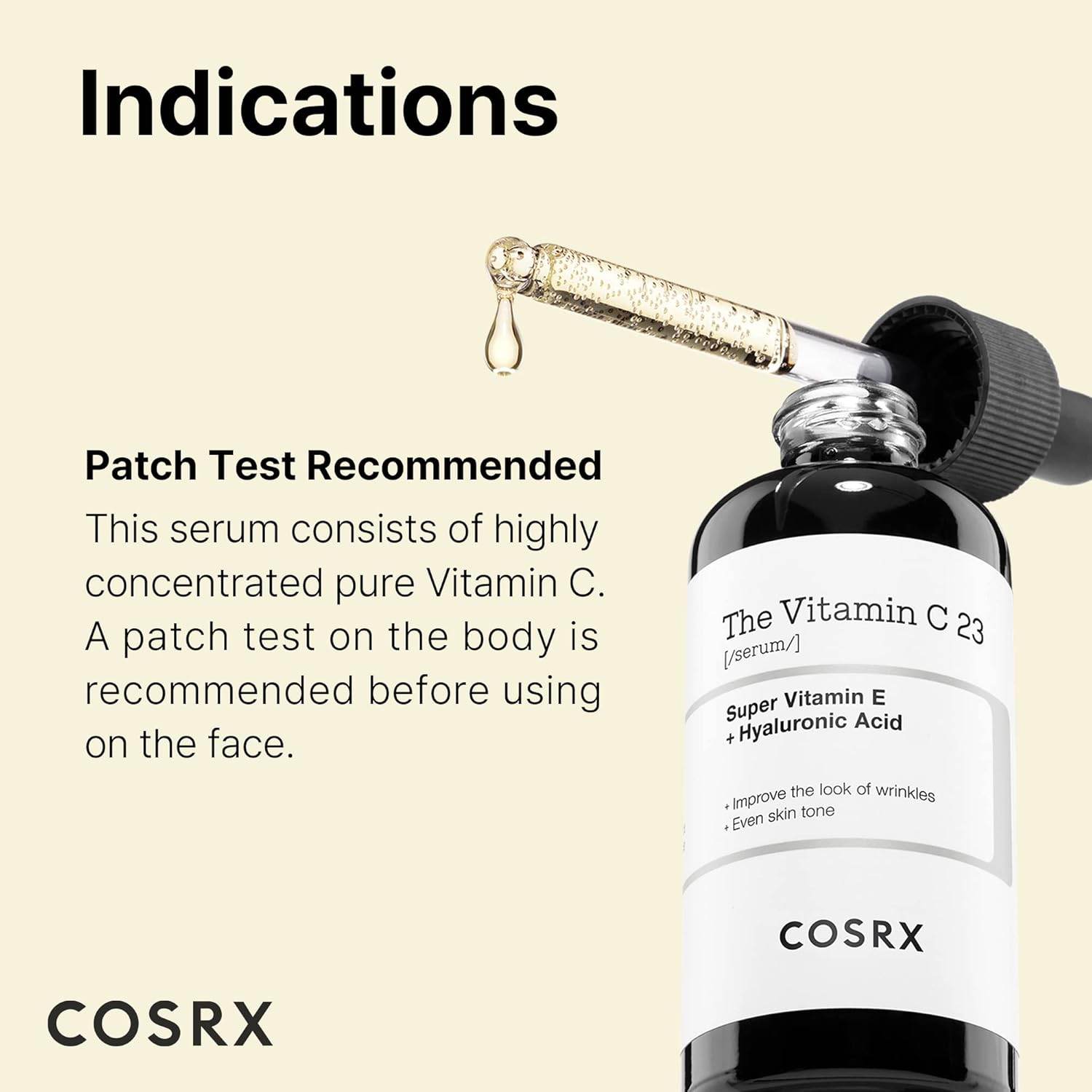 COSRX The Vitamin C 23 Serum with Super Vitamin E + Hyaluronic Acid - OthoiMart