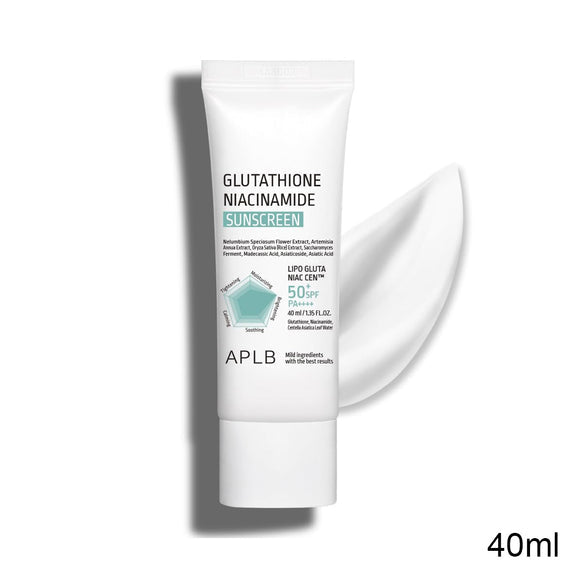 APLB Glutathione Niacinamide Sunscreen SPF50+ PA++++ – 40ml