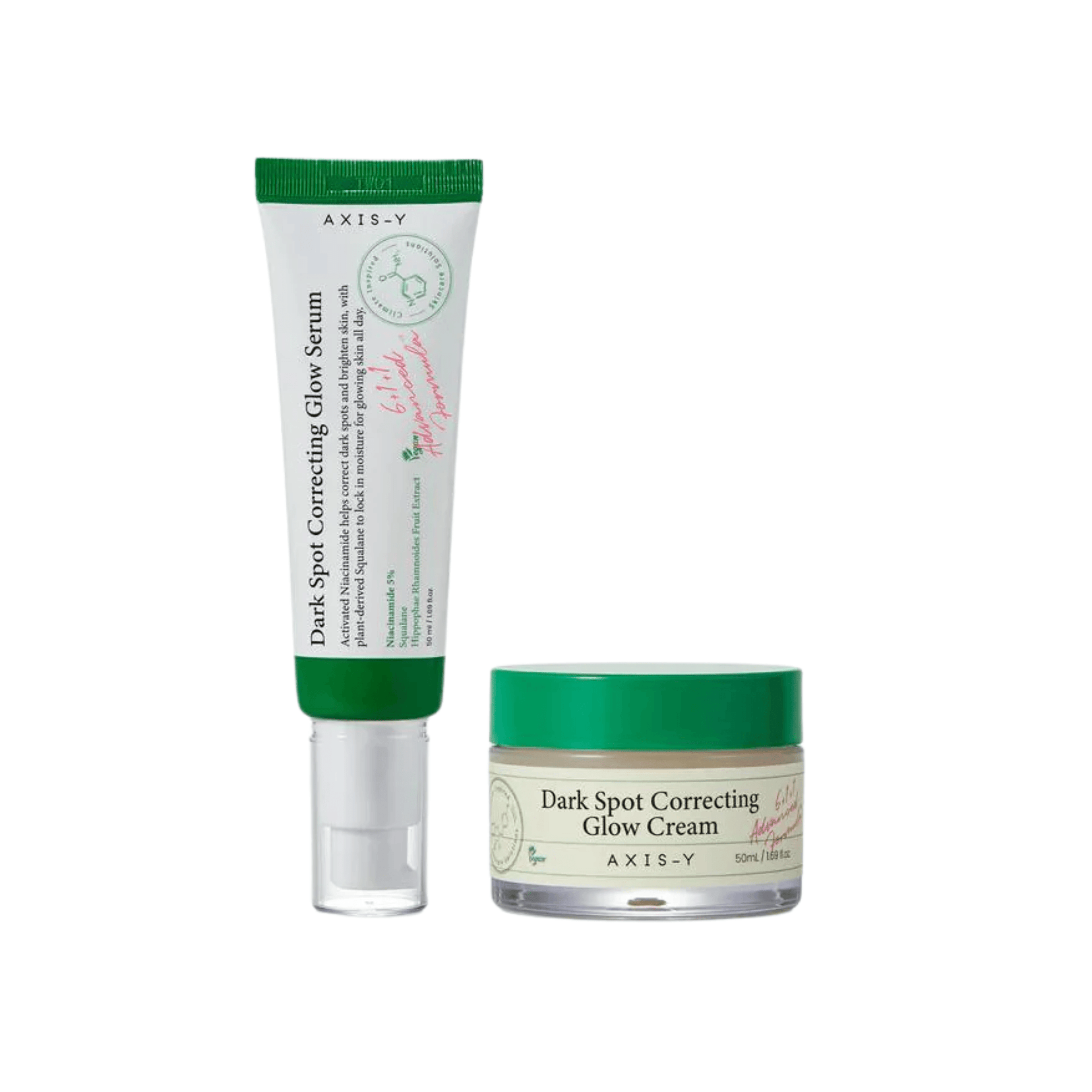 COMBO - AXIS-Y Dark Spot Correcting - Serum & Glow Cream - OthoiMart