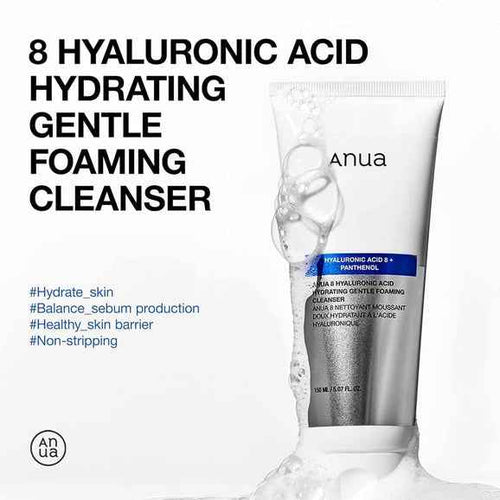 Anua 8 Hyaluronic Acid Hydrating Gentle Foaming Cleanser 150ml