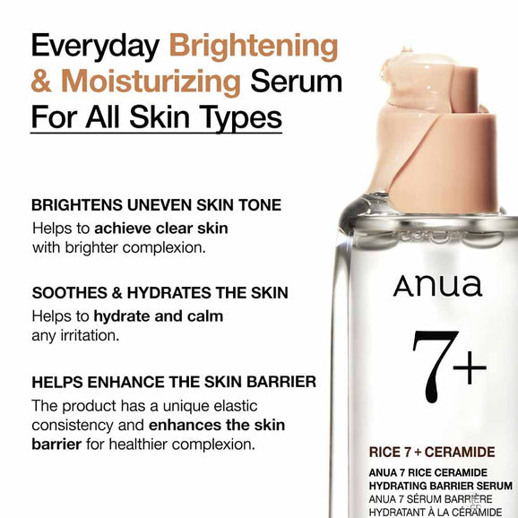 Anua 7 Rice Ceramide Hydrating Barrier Serum 50ml- Othoimart-Beauty-shop-2