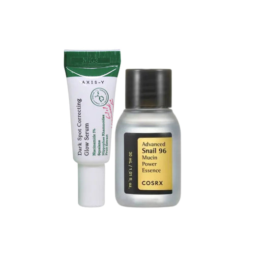Mini COMBO - AXIS-Y Dark Spot Serum 5ml & COSRX Snail Mucin Essence 30ml
