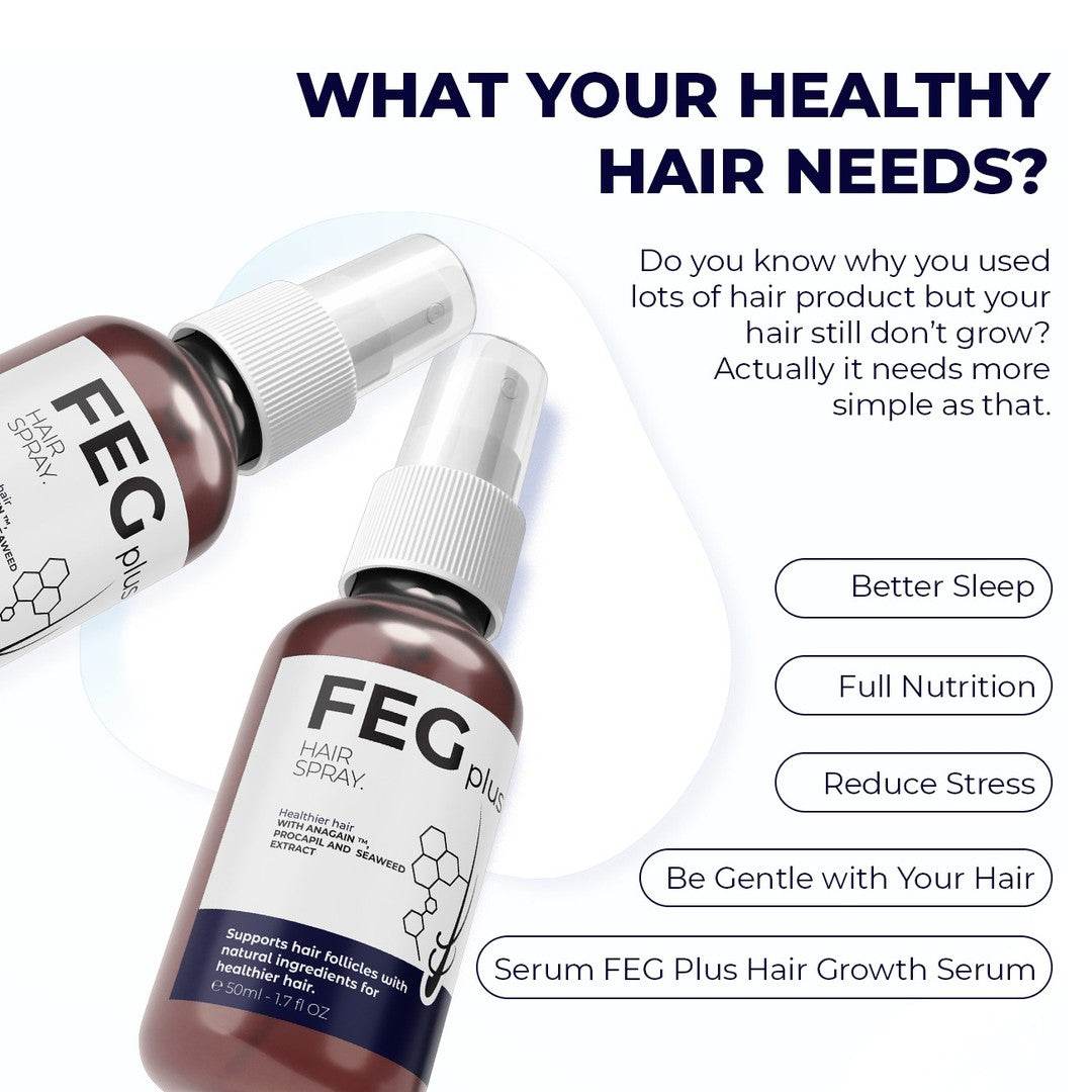 FEG Plus Hair Growth Spray - 50ml | OthoiMart - Beauty Shop | Beauty, cosmetic, Skincare, Haircare & personal care - Beauty Store.