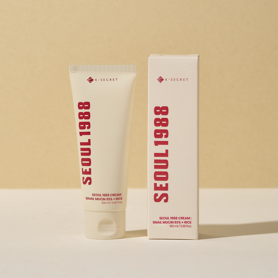 KSECRET SEOUL 1988 Cream Snail Mucin 93% + Rice 100ml | OthoiMart Beauty Shop