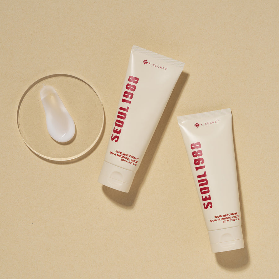 KSECRET SEOUL 1988 Cream Snail Mucin 93% + Rice 100ml | OthoiMart Beauty Shop