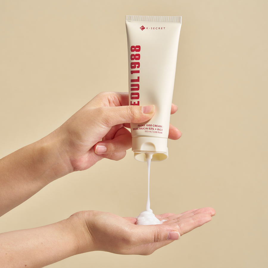 KSECRET SEOUL 1988 Cream Snail Mucin 93% + Rice 100ml | OthoiMart Beauty Shop