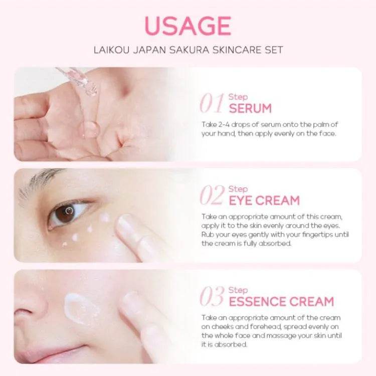 Japan Sakura Skin Care Set - OthoiMart