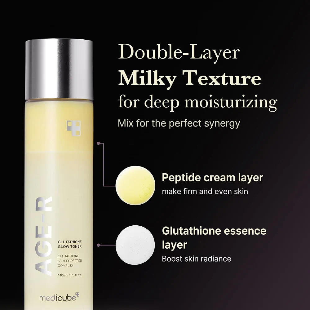 Medicube AGE-R Glutathione Glow Toner 140ml,Korean_Skincare_OthoiMart_Beauty_Shop 03