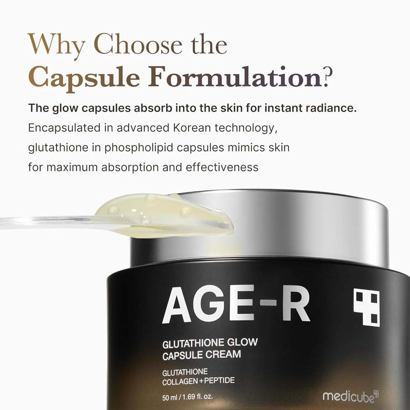 Medicube Age-R Glutathione Glow Capsule Cream 50ml (Collagen + Peptide)Korean_Skincare_OthoiMart_Beauty_Shop 04