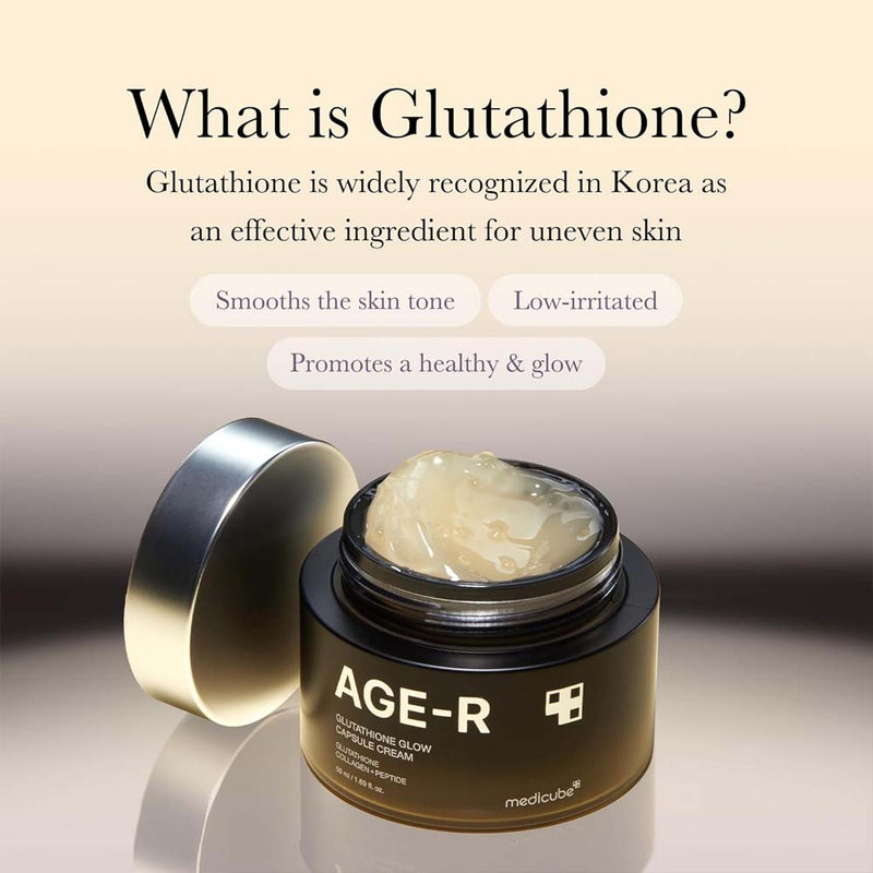 Medicube Age-R Glutathione Glow Capsule Cream 50ml (Collagen + Peptide)Korean_Skincare_OthoiMart_Beauty_Shop 05