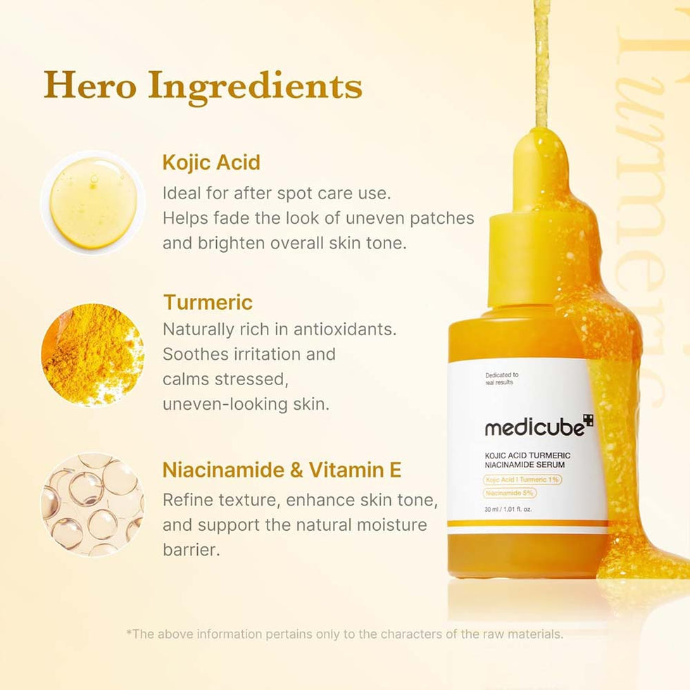 Medicube Kojic Acid Turmeric Niacinamide Serum 30ml (Triple Brightening),Korean_Skincare_OthoiMart_Beauty_Shop 03