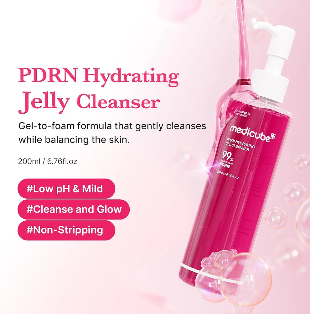 Medicube PDRN Hydrating Gel Cleanser 200ml,Korean_Skincare_OthoiMart_Beauty_Shop 02