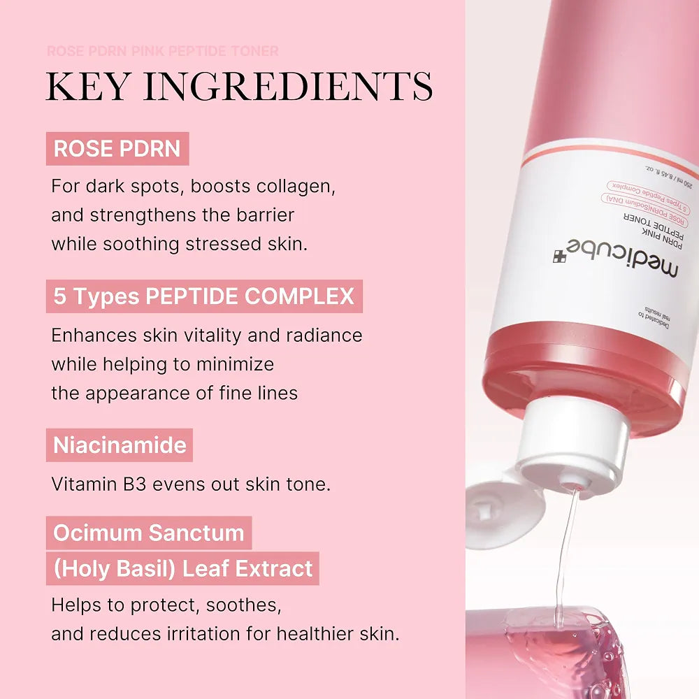 Medicube PDRN Pink Peptide Toner 250 ml,Korean_Skincare_OthoiMart_Beauty_Shop 03
