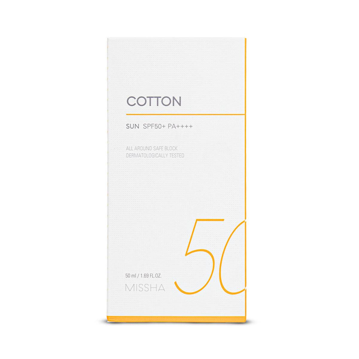 Missha All Around Safe Block Cotton Sun SPF50+/PA++++-50ml - OthoiMart