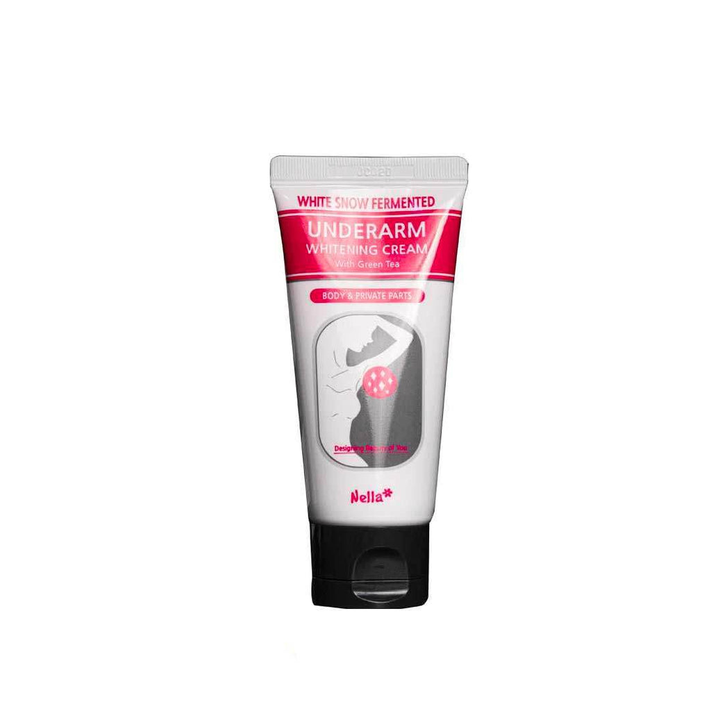 Nella White Snow Fermented Underarm Whitening Cream With Green Tea - OthoiMart