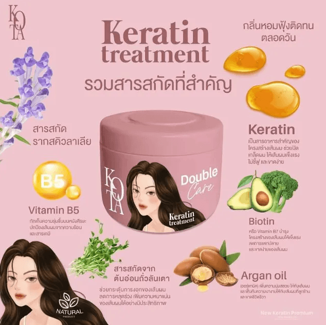 KOTA Double Care Keratin Treatment Hair Mask -250ml - OthoiMart