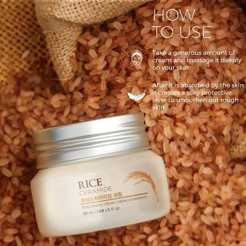 Rice & Ceramide Moisturizing Cream 50ml - OthoiMart