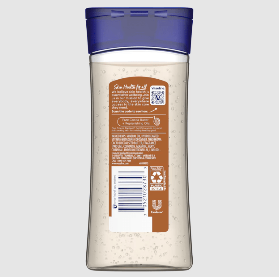 Vaseline Intensive Care Cocoa Radiant Body Oil 200ml - OthoiMart