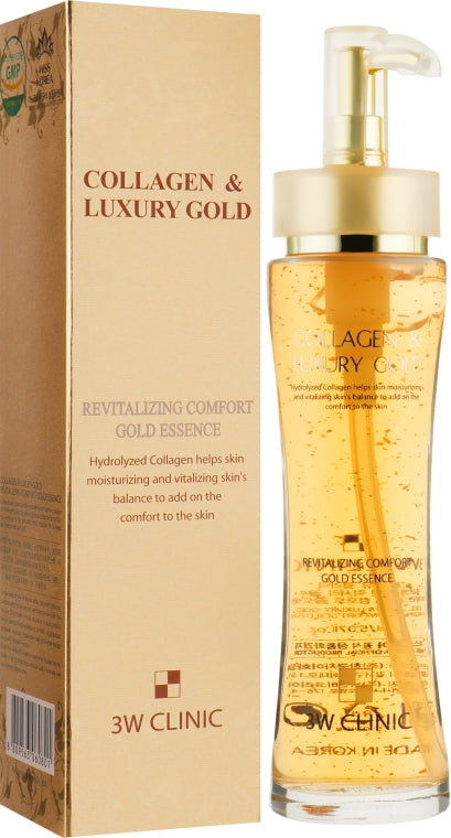 3W CLINIC Collagen & luxury Gold Revitalizing Comfort Gold Essence 150ml