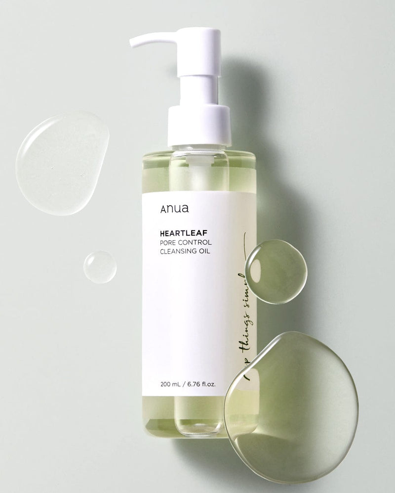 COMBO - Anua Heartleaf Double Cleanse Duo - Cleansing Oil & Cleansing Foam