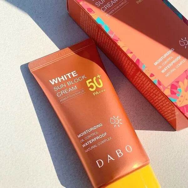 DABO White Sunblock Cream Power Sun Shield Spf 50 PA+++ - OthoiMart