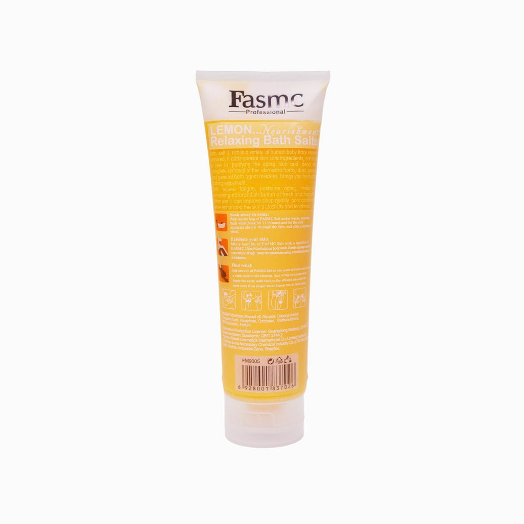 Fasmc Professional Lemon Bath Salts Body Massage Scrub - 380g - OthoiMart