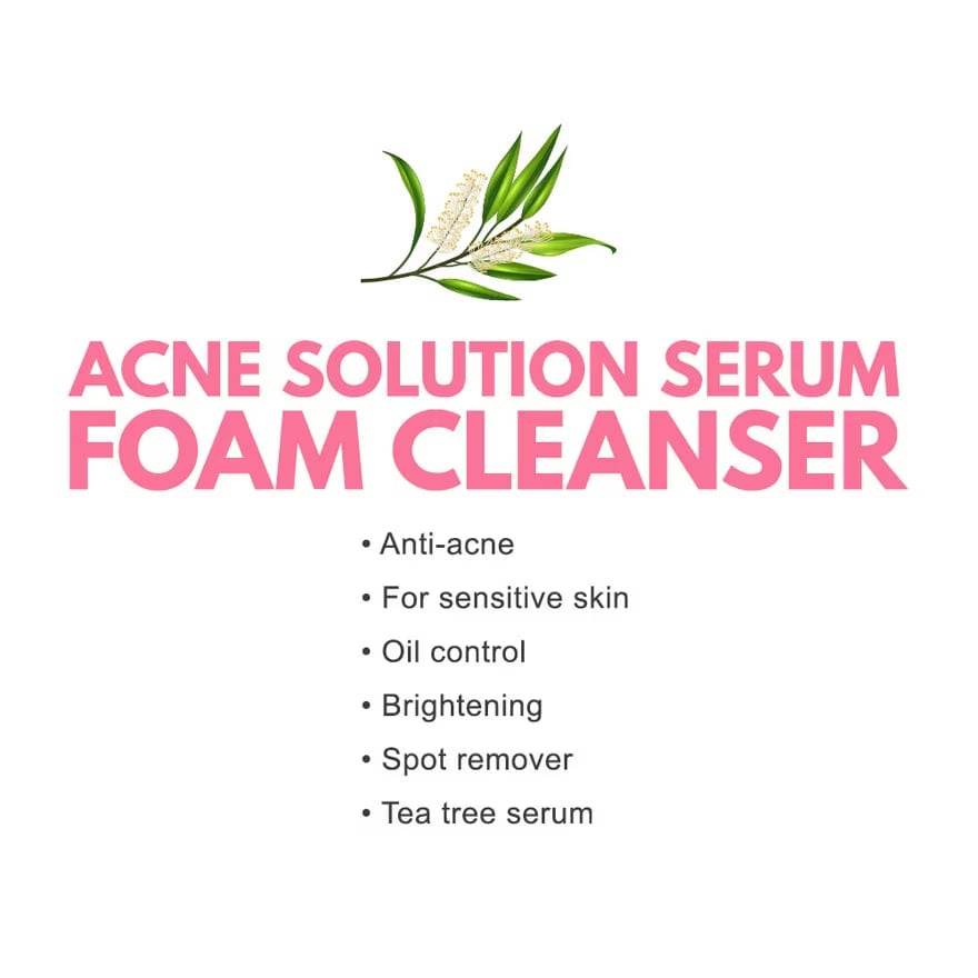 Cathy Doll Acne Solution Serum Foam Cleanser - OthoiMart