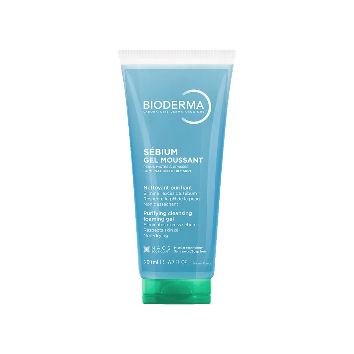 Bioderma Sebium Gel Moussant Purifying Cleansing Foaming Gel 200ml