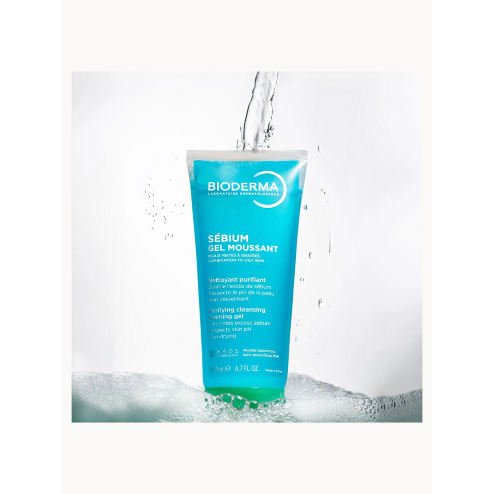 Bioderma Sebium Gel Moussant Purifying Cleansing Foaming Gel 200ml