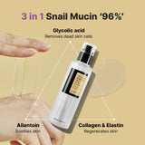 (COMBO) COSRX Advanced Snail 92 All In One Cream 100g & 96 Mucin Power Essence 100ml