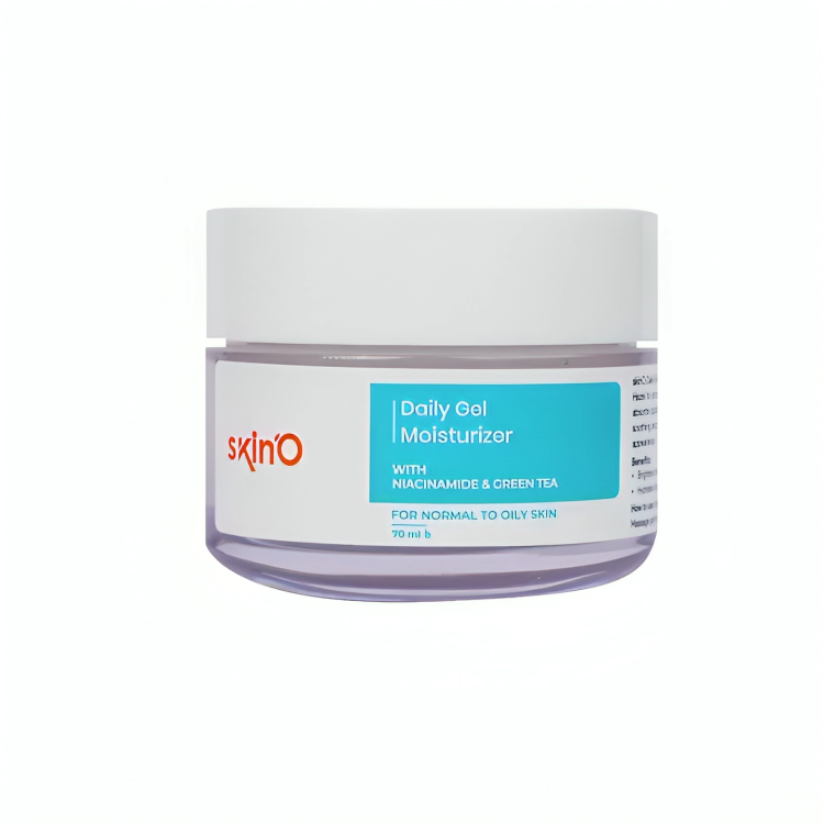 skinO Daily Gel Moisturizer with Niacinamide & Green Tea | 70ml
